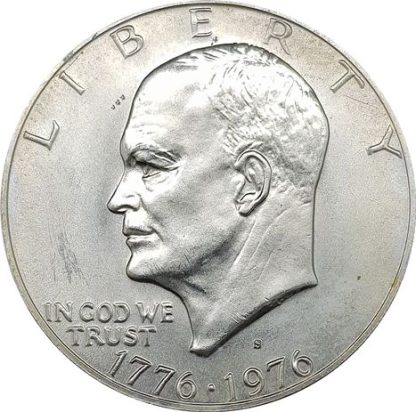 1 דולר 1976 מכסף