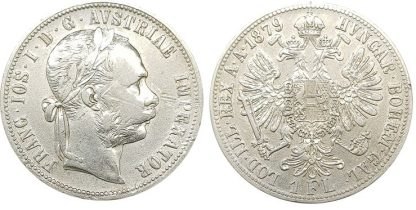 1 פלורין 1879 אוסטריה