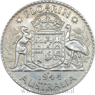 1 פלורין 1944 מכסף 0.925, אוסטרליה