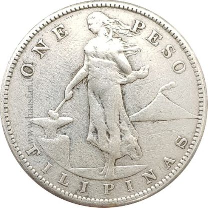 1 פסו 1908, פיליפינים תחת שלטת ארצות הברית - מכסף 0.800