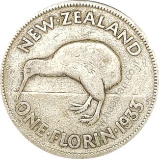 1 פלורין 1933 מכסף 0.500, ניו זילנד