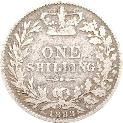 1 שילינג 1883 מכסף 0.925, אנגליה