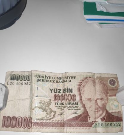 שטר של 100,000 לירה טורקית ישנה - 1970