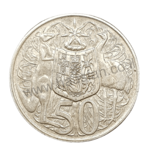 50 סנט 1966, אוסטרליה - כסף 0.800