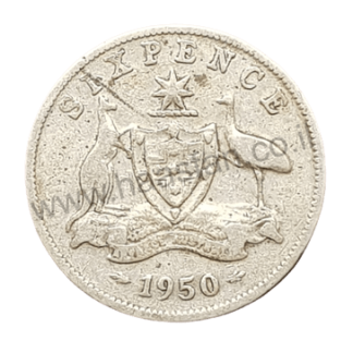 6 פנס 1950, אוסטרליה - כסף 0.500