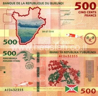 500 פראנק 2018, בורונדי - UNC
