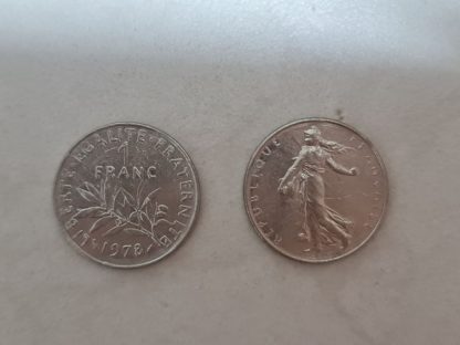 מטבע פראנק אחד צרפתי שנת 1978