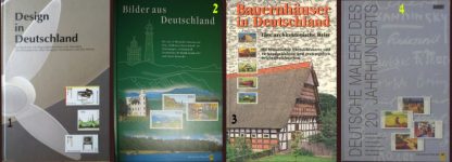 ספרים עם בולי דואר מקוריים גרמניים
