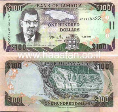 100 דולר 2009, ג'מייקה - UNC