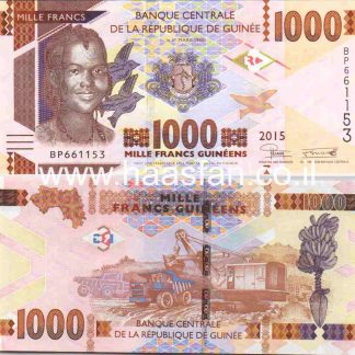 1000 פראנק 2015, גינאה - UNC