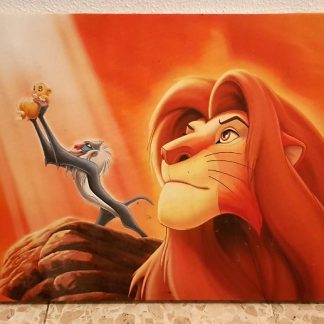ציור קיר "מלך האריות"