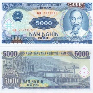 5000 דונג 1991, וייטנאם - UNC