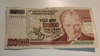 100000 לירה טורקית