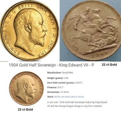 מטבע זהב 1904