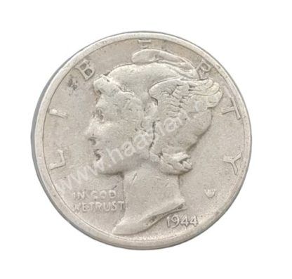 10 סנט "דיים" 1944, ארצות הברית, כסף 0.900