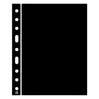 דפי הפרדה שחורים מפלסטיק עבור אלבומים מסדרת Grande - חבילה של 5