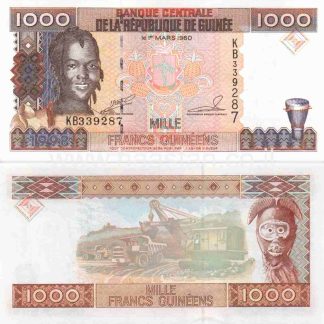 1000 פראנק 1998, גינאה - UNC