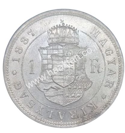 1 פורינט 1887 מכסף 0.900, הונגריה