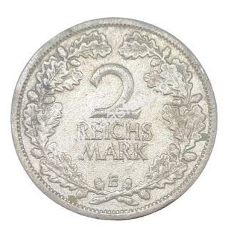 2 מארק 1925 מכסף 0.500, 10 גרם, גרמניה (רפובליקת ויימאר) (Copy)