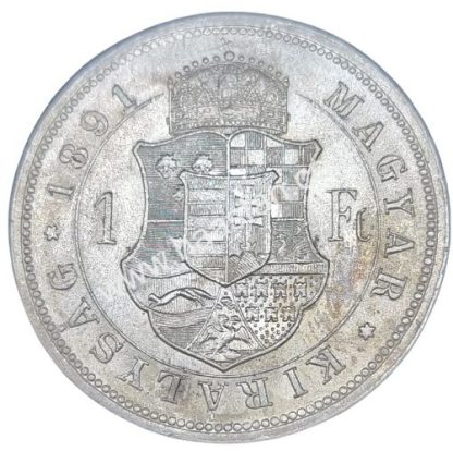1 פורינט 1891 מכסף 0.900, הונגריה