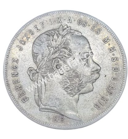 1 פורינט 1871 מכסף 0.900, הונגריה