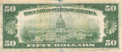 שטר 50$ ארה"ב משנת 1934