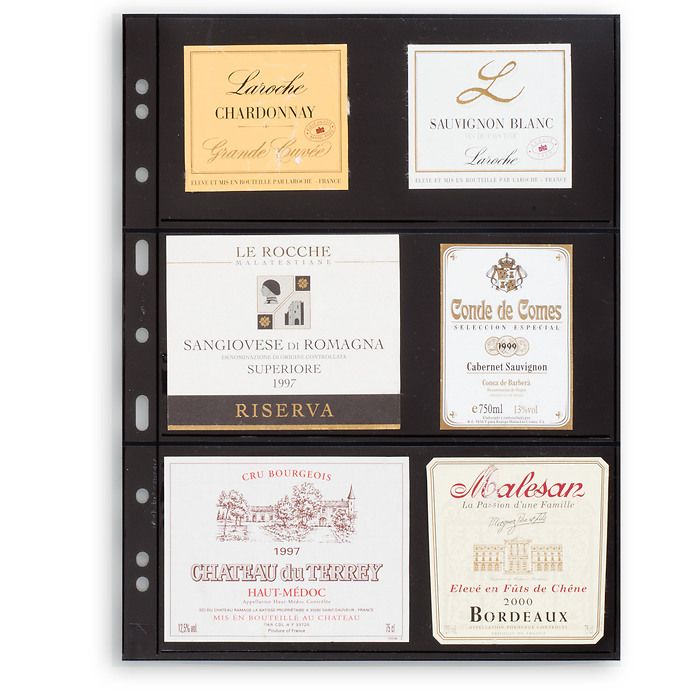 חבילה של 5 דפים שחורים עבור שטרות - מתאימים לאלבומים מסדרת Grande, ניתן לאחסן 3 שטרות בכל דף חבילה של 5 דפים שחורים עבור שטרות - מתאימים לאלבומים מסדרת Grande, ניתן לאחסן 3 שטרות בכל דף