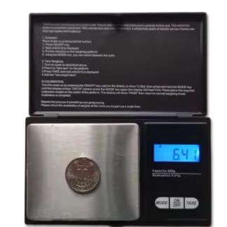 משקל דיגיטלי נייד לתכשיטים, מטבעות ומדליות – עד 200 גרם / דיוק 0.01 גרם